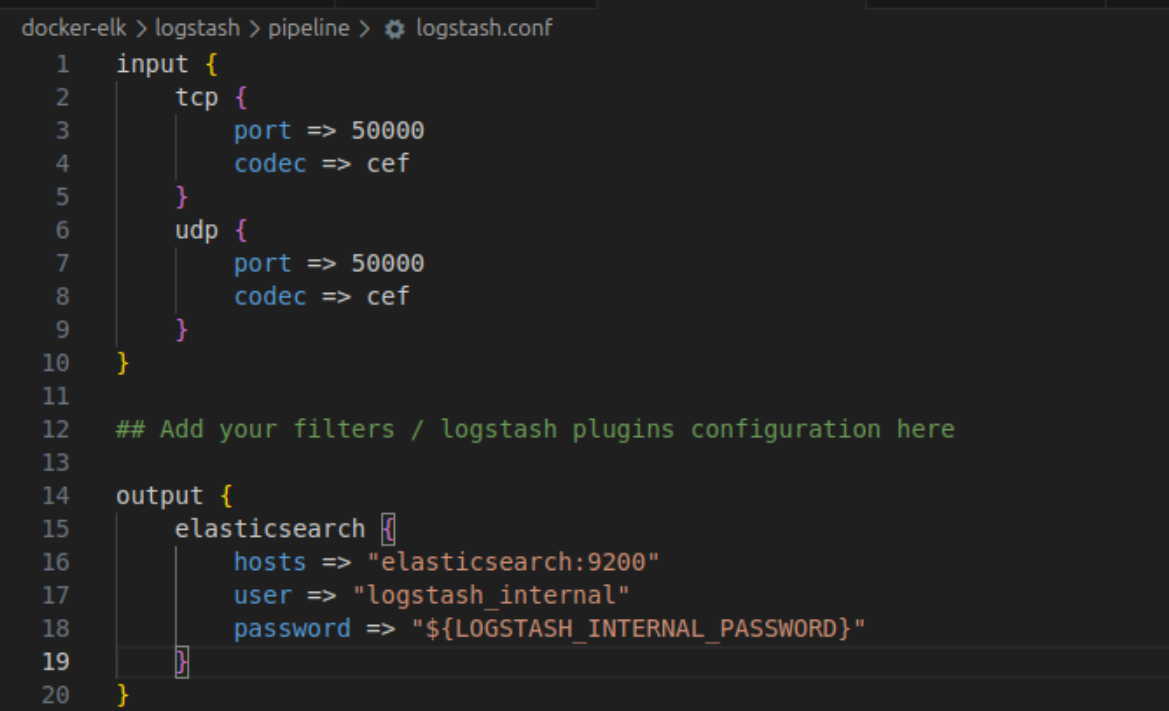 Configuration Logstash