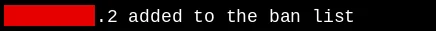 Le script Python extrait l'IP source de l'alerte Trapster